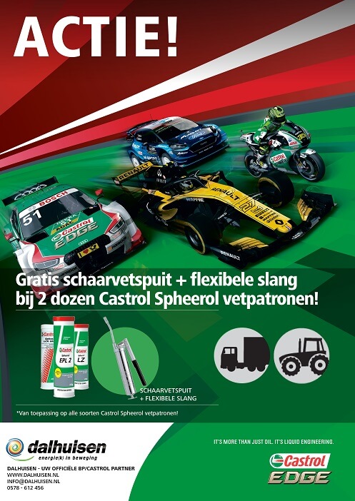 ACTIE! GRATIS CASTROL ITEMS BIJ SMEEROLIE BESTELLING - Dalhuisen